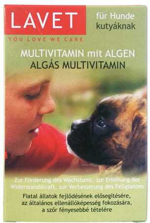 Lavet algavitaminos tabletta kutyáknak