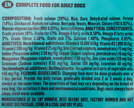 Visán Banters Dog Sensitive Salmon & Potato