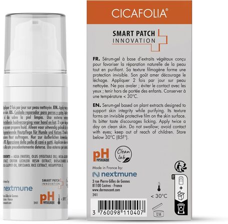 Dermoscent Cicafolia sebkezelő gél kutyáknak és macskáknak