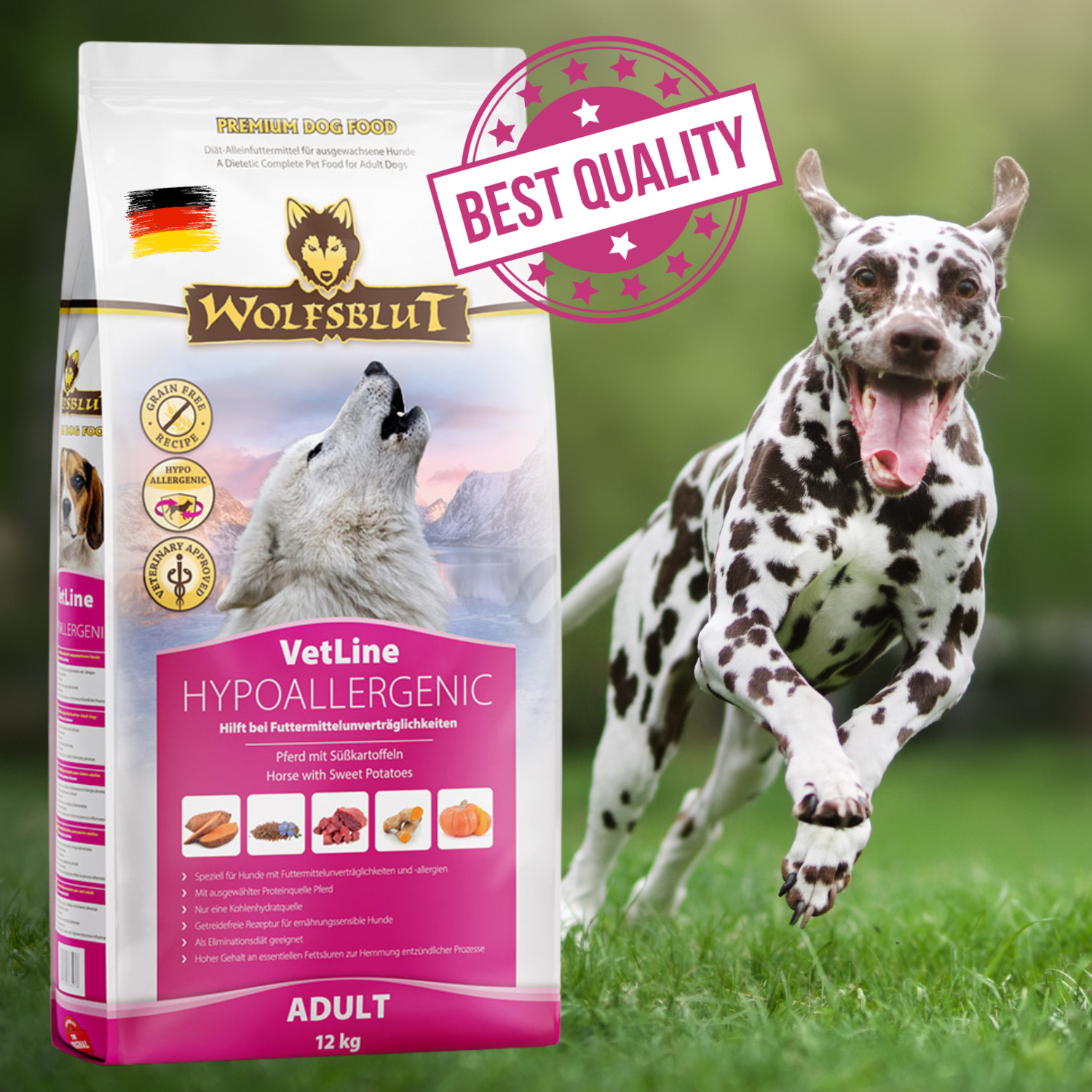 Wolfsblut Hypoallergenic Horse 12 kg