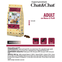 Chat & Chat Adult Beef & Peas | Marhás és borsós macskatáp #2