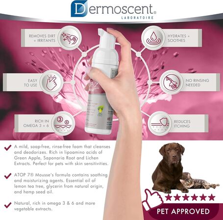 Dermoscent ATOP 7 Mousse kutyáknak és macskáknak
