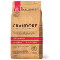 Grandorf Adult Low Grain Hypoallergenic Lamb & Brown Rice | Hipoallergén felnőtt kutyatáp bárányhússal és barna rizzsel