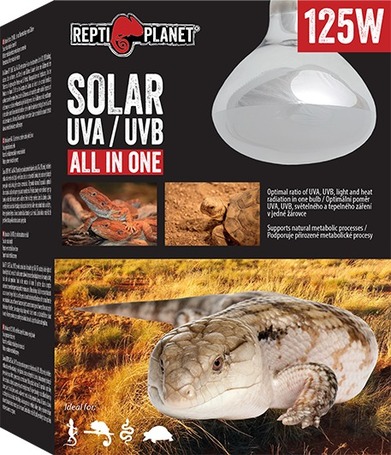 Repti Planet Solar UVA/UVB All in One - UVA, UVB fény- és hősugárzó izzó