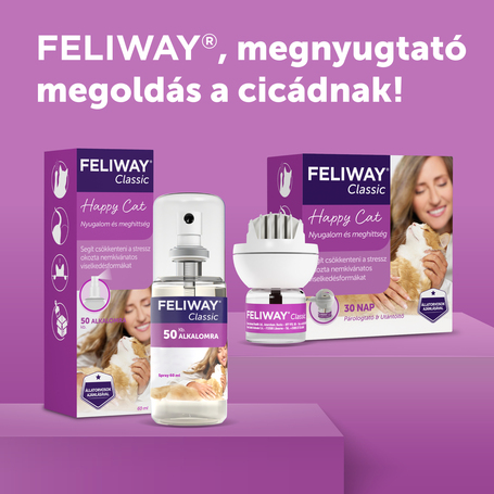 Feliway Classic nyugtató hatású spray macskáknak