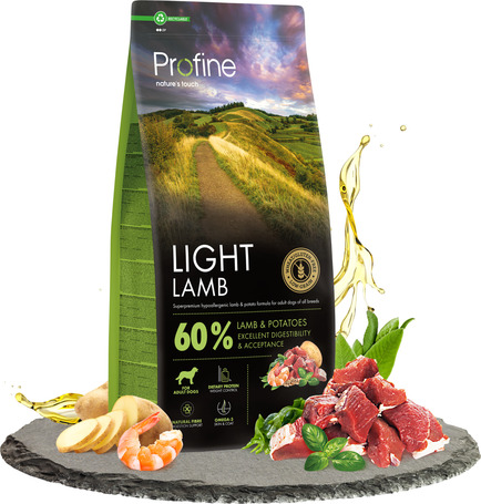 Profine Light Lamb & Potatoes | Diétás kutyatáp bárányhússal és burgonyával | Gabonamentes