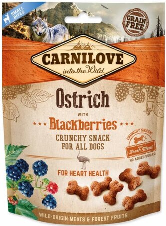 CarniLove Dog Crunchy Snack strucchússal és szederrel | Ízletes jutalomfalat kutyáknak