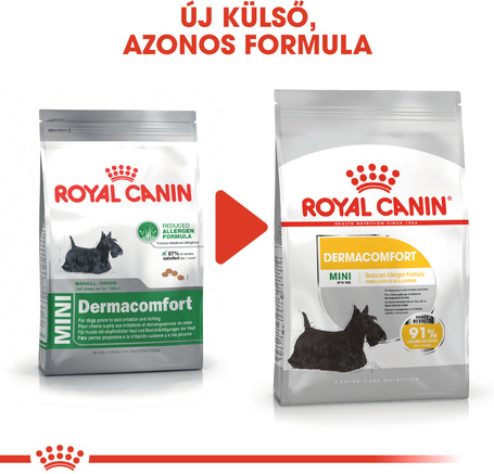 Royal Canin Mini Dermacomfort - Száraz táp bőrirritációra hajlamos, kistestű felnőtt kutyák részére