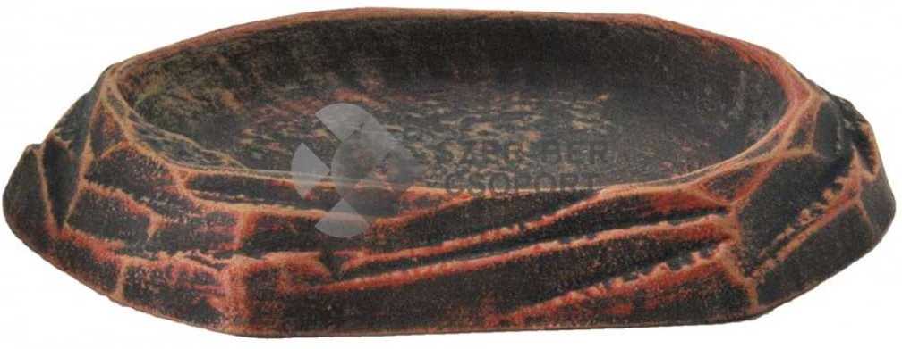Castron ceramic plat de băut pentru terariu - zoom