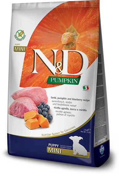 N&D Dog Grain Free Puppy Mini Lamb Pumpkin & Blueberry