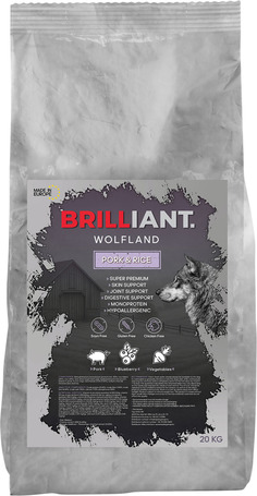 Brilliant Wolfland Pork & Rice Monoprotein