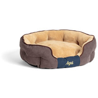 Agui Nevada pat oval pentru câini în culoare maro
