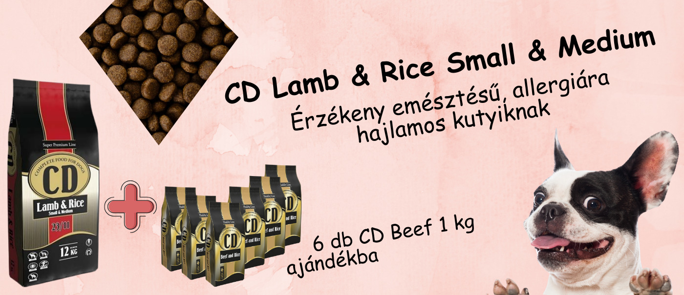 CD Lamb & Rice Small & Medium 12 + 6 kg