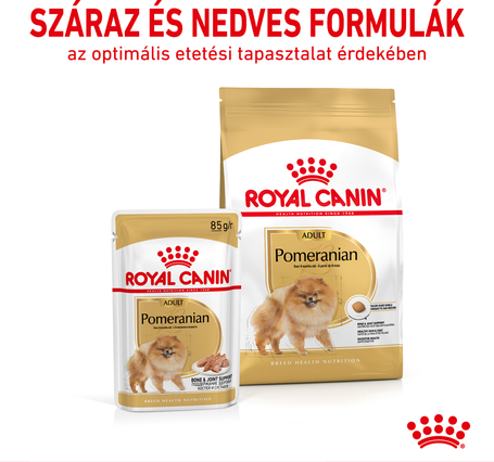 Royal Canin Pomeranian Adult - Pomerániai törpespicc felnőtt kutya nedves táp