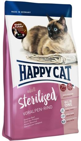 Happy Cat Adult Sterilised Voralpen-Rind | Marhahúsos táp ivartalanított macskáknak