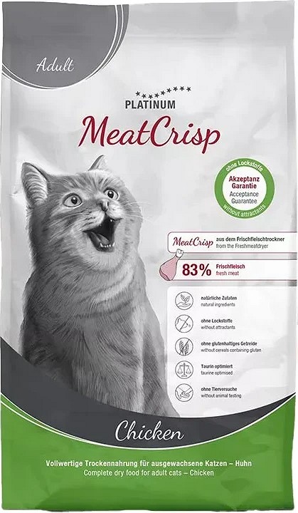 Platinum MeatCrisp Adult Chicken pentru pisici