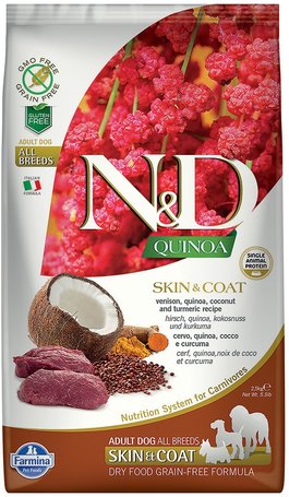 N&D Dog Grain Free Quinoa Skin & Coat Venison