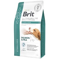 Brit GF Veterinary Diets Dog Sterilised somon, mazăre