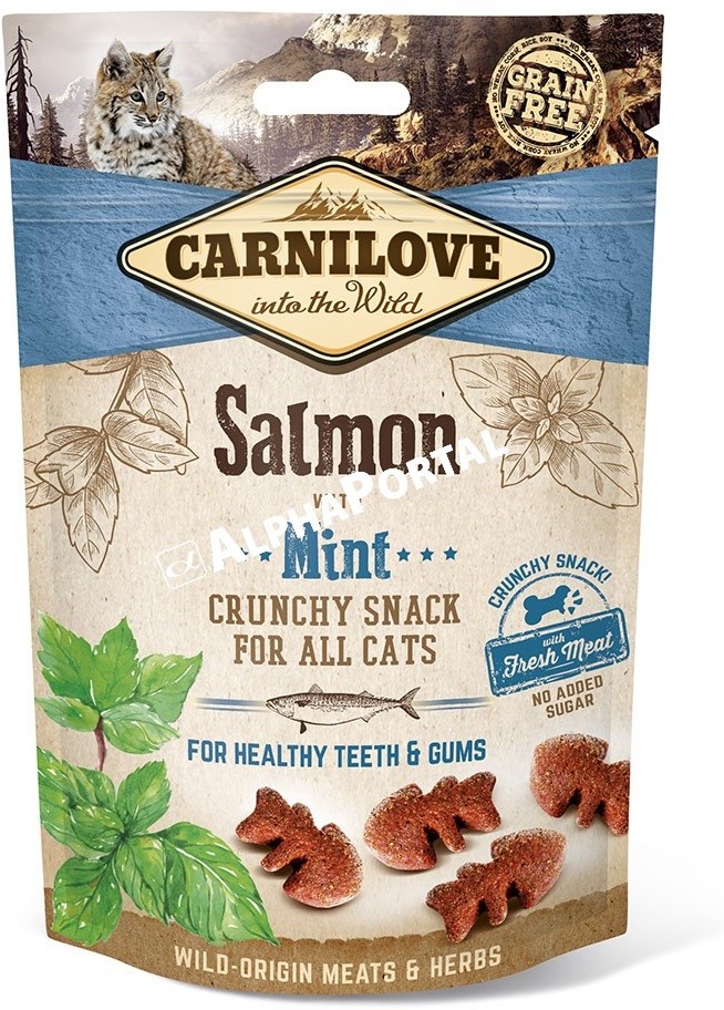 CarniLove Cat Crunchy Snack Salmon with Mint