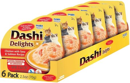 Inaba Cat Dashi Delights Chicken with Tuna & Salmon