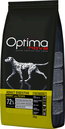 Optimanova Dog Adult Digestive Rabbit & Potato
