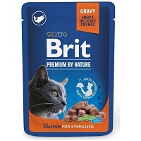 Brit Premium Cat plic pentru pisici cu somon 100 g