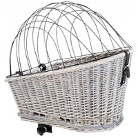 Trixie szürke fonott szállítókosár kerékpárra #13