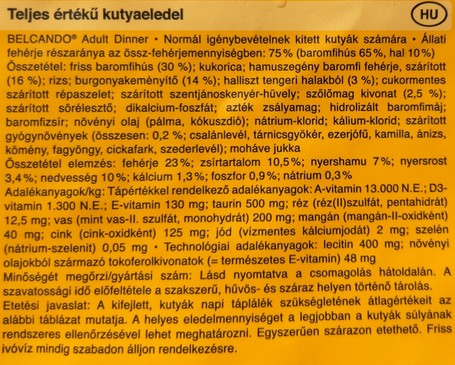 Belcando Adult Dinner