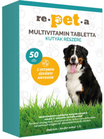 Re-pet-a multivitamin tabletta kutyáknak
