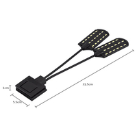 X7 LED fehér fényű kecses iker világítótestek akváriumokhoz #4