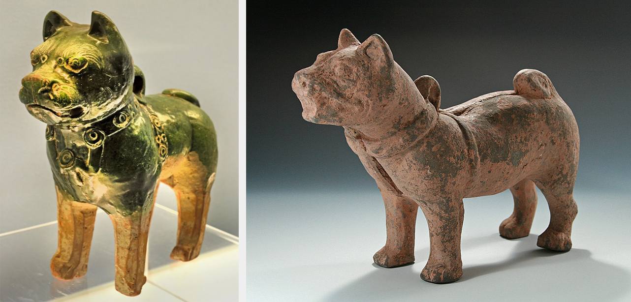Kutyaszobrok a Han dinasztia idejéből