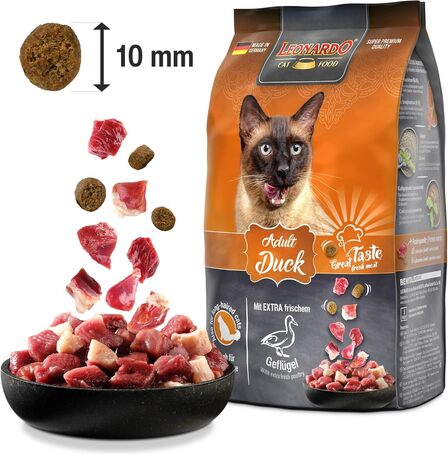 Leonardo Adult Duck kacsahúsos és rizses szárazeledel