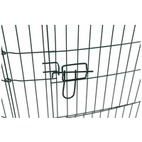 Trixie hálóval fedett 8 elemes kerti kifutó ajtóval nyulak, tengerimalacok részére - Porfestett #5