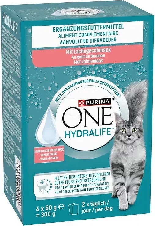 Purina ONE Hydralife Salmon snack lichid pentru pisici