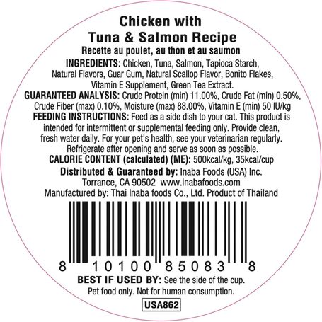 Inaba Cat Dashi Delights Chicken with Tuna & Salmon