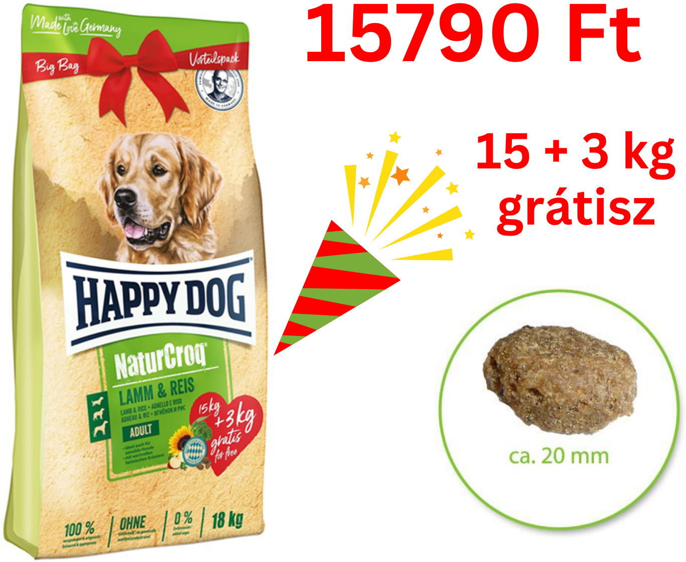 NaturCroq 15   3 kg grátisz (1400 x 1400 px)