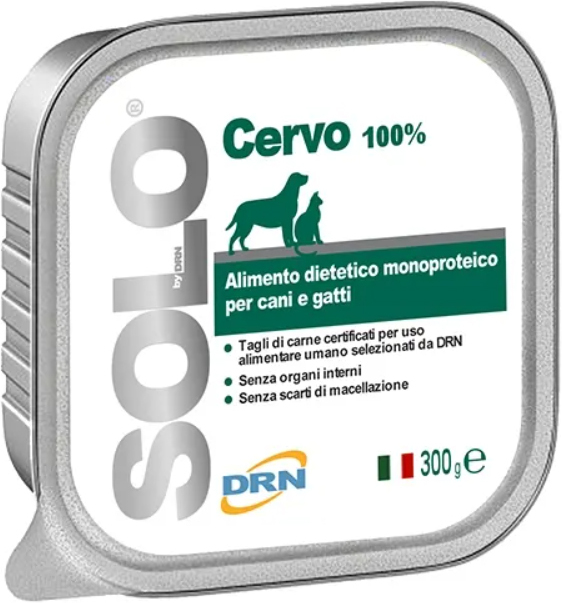 Solo Hypoallergenic Monoprotein - Pateu din carne de cerb - zoom