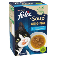 Felix Soup halas válogatás leveses szószban macskáknak