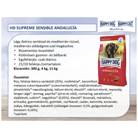 Happy Dog Andalucia kutyatáp ibériai sertéshússal és mediterrán zöldségmix-szel #6