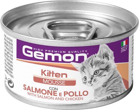 Gemon Cat Kitten Mousse with Salmon & Chicken