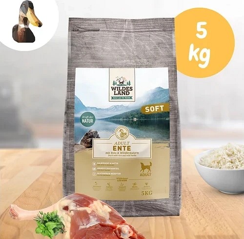 Wildes Land Soft félnedves táp kacsával