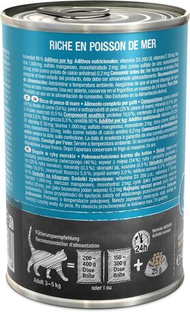 Leonardo tengeri halban gazdag konzerves macskaeledel