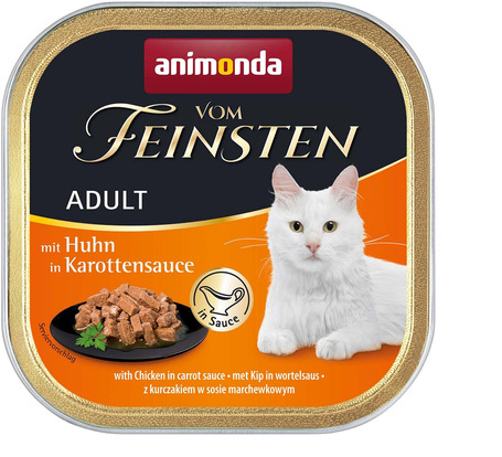 Animonda Vom Feinsten Huhn csirkés-sárgarépás alutálkás macskaeledel Animonda Vom Feinsten Huhn csirkés-sárgarépás alutálkás macskaeledel