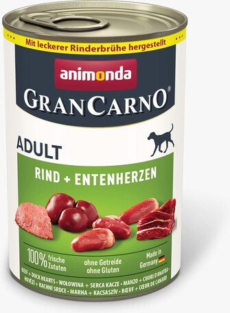 Animonda GranCarno Adult kacsaszíves és marhahúsos konzerv