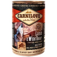 Conservă CarniLove Adult Lamb & Wild Boar