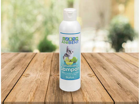Anibent lime illatú sampon macskáknak bentonit gyógyiszappal