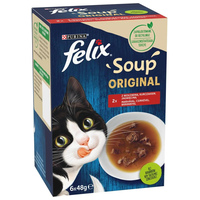 Felix Soup házias, húsos válogatás leveses szószban macskáknak