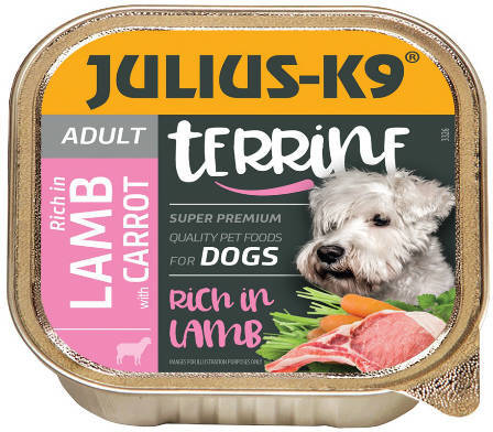 Julius-K9 Dog Terrine Adult Lamb & Carrot