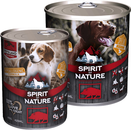 Spirit of Nature Dog vaddisznó konzerv