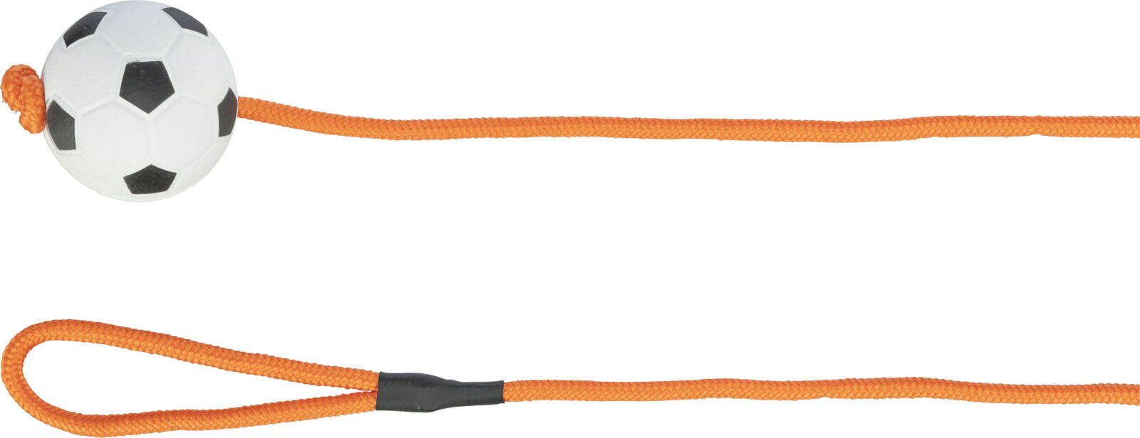 Trixie tömör úszó gumi focilabda kötéllel